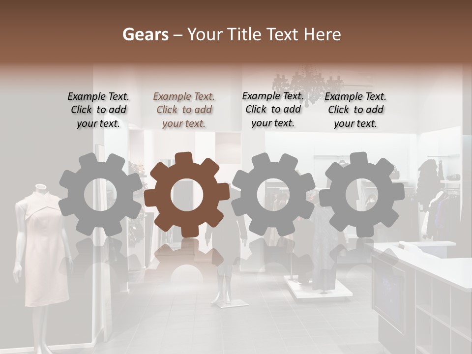 Reflection Fashion Floor PowerPoint Template