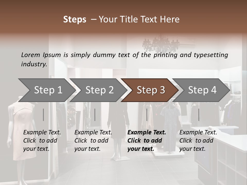 Reflection Fashion Floor PowerPoint Template