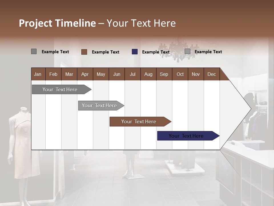Reflection Fashion Floor PowerPoint Template