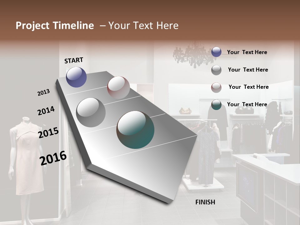 Reflection Fashion Floor PowerPoint Template
