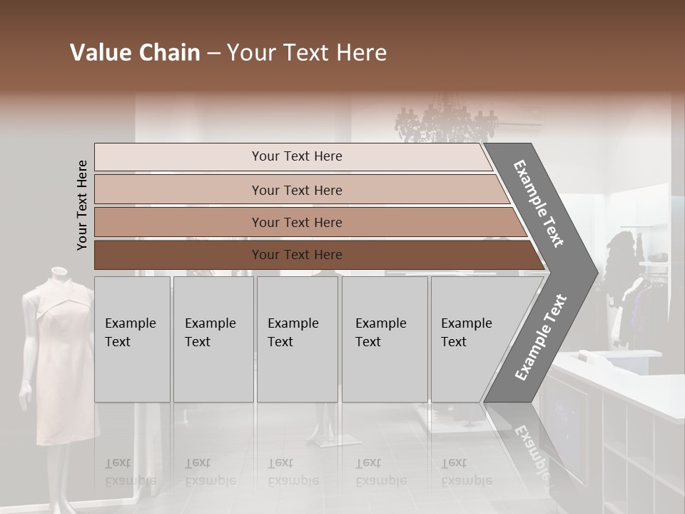 Reflection Fashion Floor PowerPoint Template