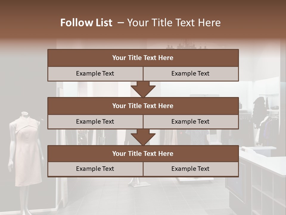 Reflection Fashion Floor PowerPoint Template