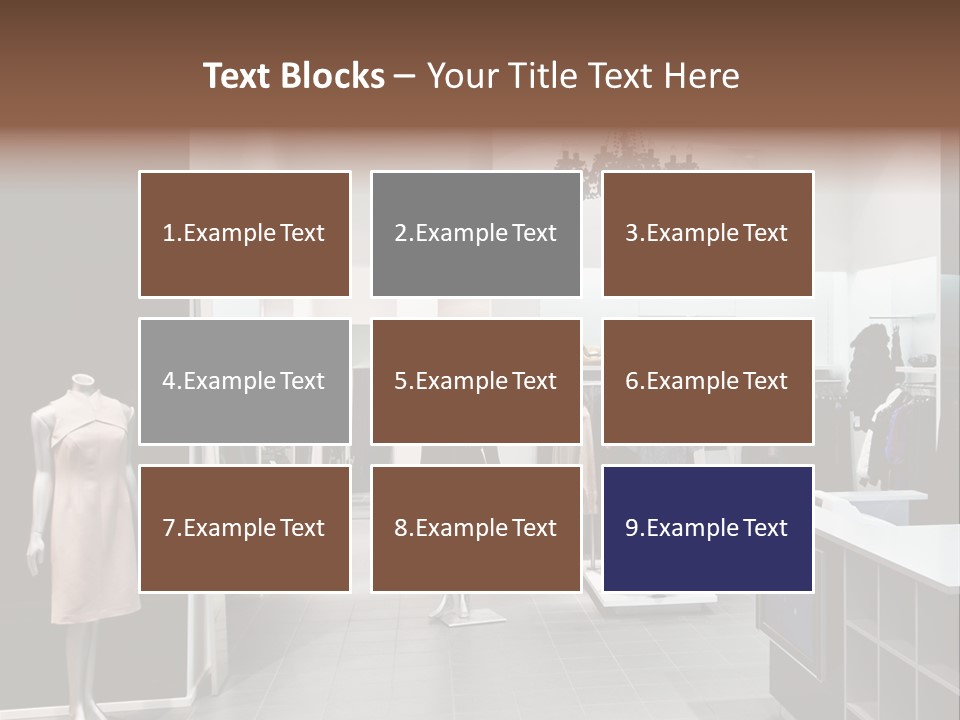 Reflection Fashion Floor PowerPoint Template