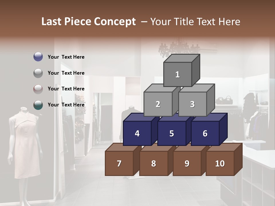 Reflection Fashion Floor PowerPoint Template