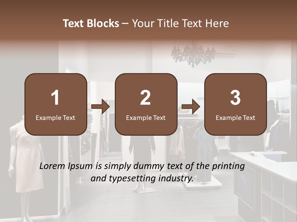 Reflection Fashion Floor PowerPoint Template