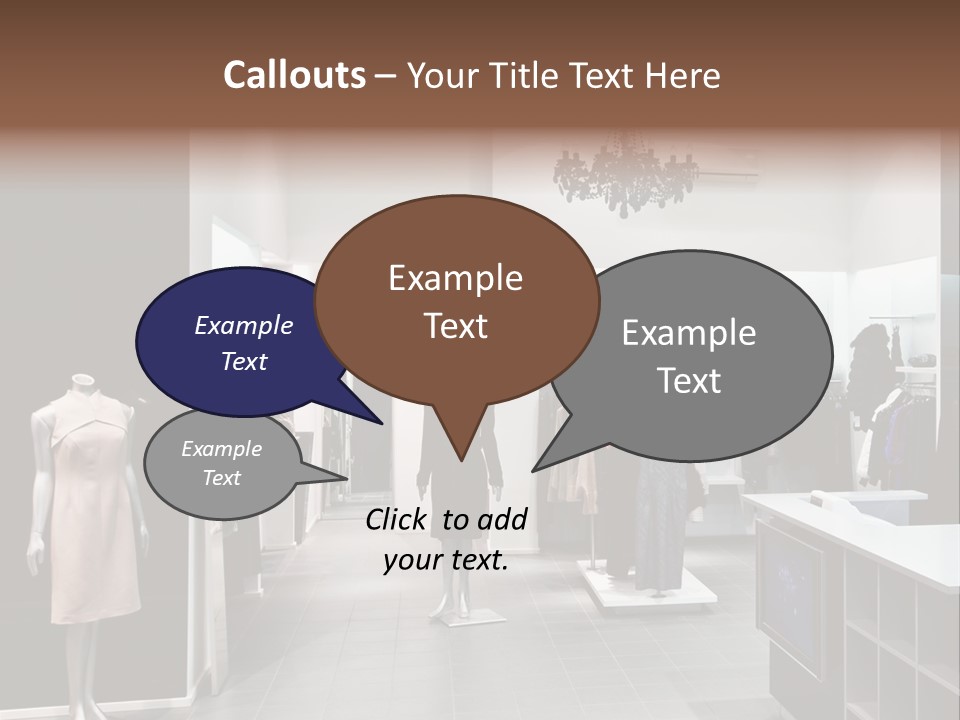 Reflection Fashion Floor PowerPoint Template