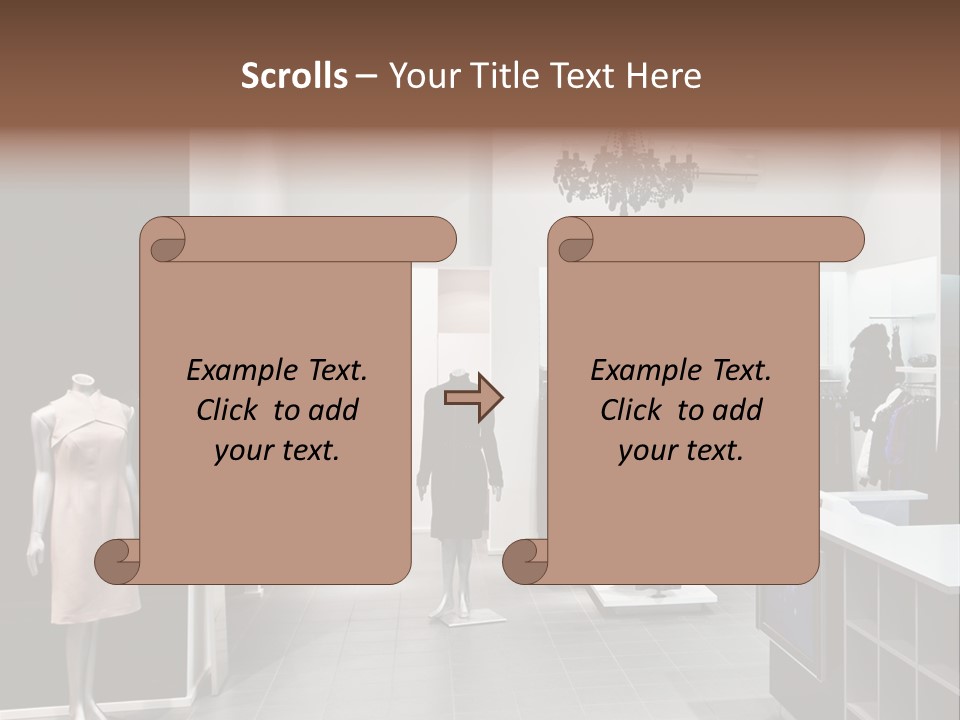 Reflection Fashion Floor PowerPoint Template