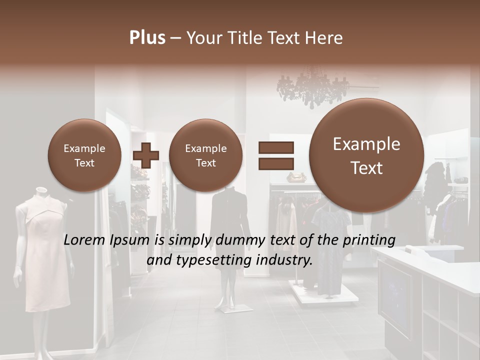 Reflection Fashion Floor PowerPoint Template