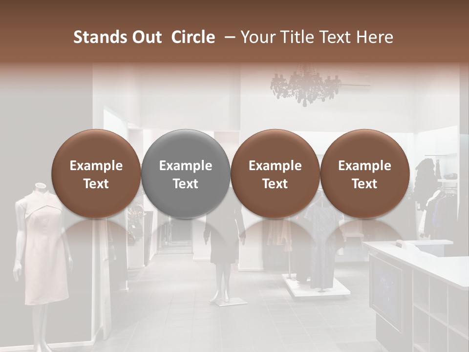 Reflection Fashion Floor PowerPoint Template