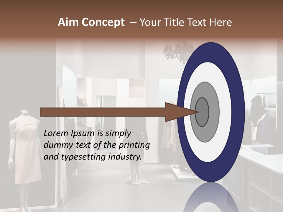 Reflection Fashion Floor PowerPoint Template