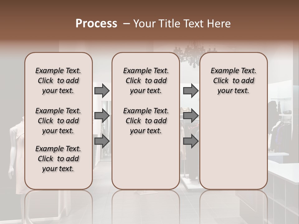 Reflection Fashion Floor PowerPoint Template