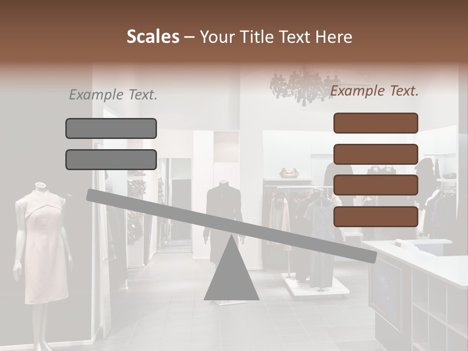 Reflection Fashion Floor PowerPoint Template