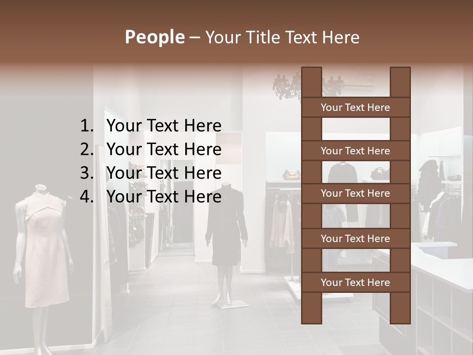 Reflection Fashion Floor PowerPoint Template