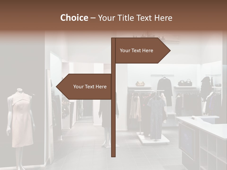Reflection Fashion Floor PowerPoint Template