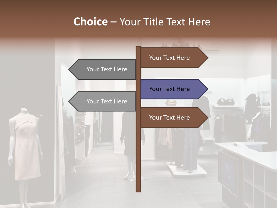 Reflection Fashion Floor PowerPoint Template