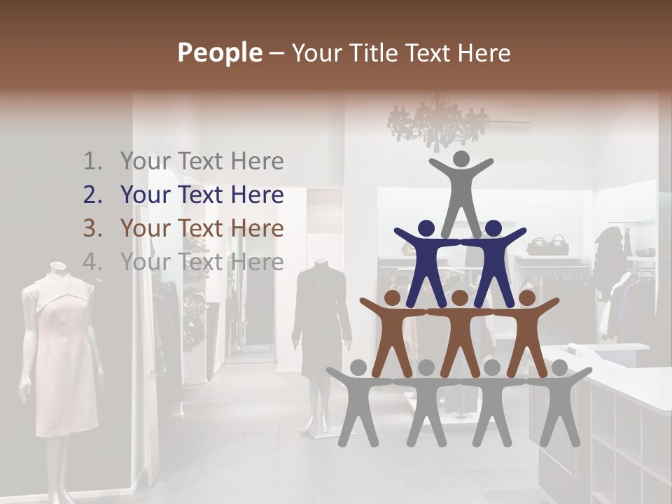 Reflection Fashion Floor PowerPoint Template