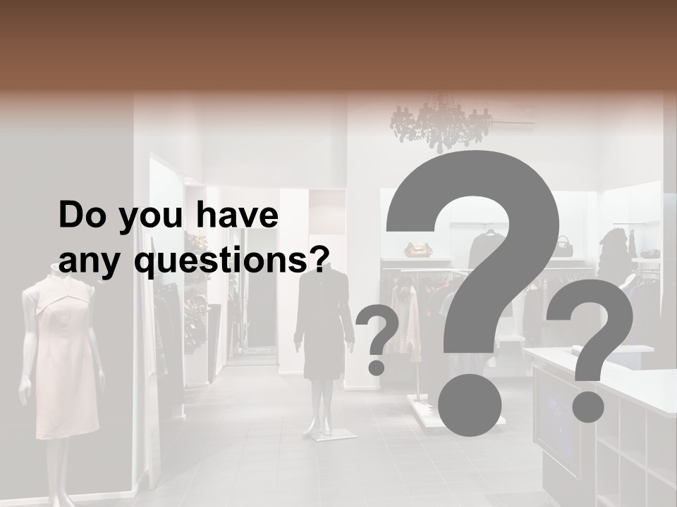 Reflection Fashion Floor PowerPoint Template