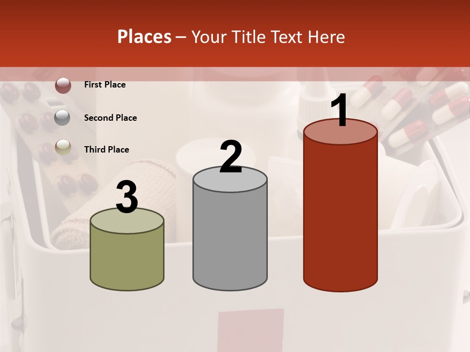 Wellness Studio Shot First Aid Box PowerPoint Template