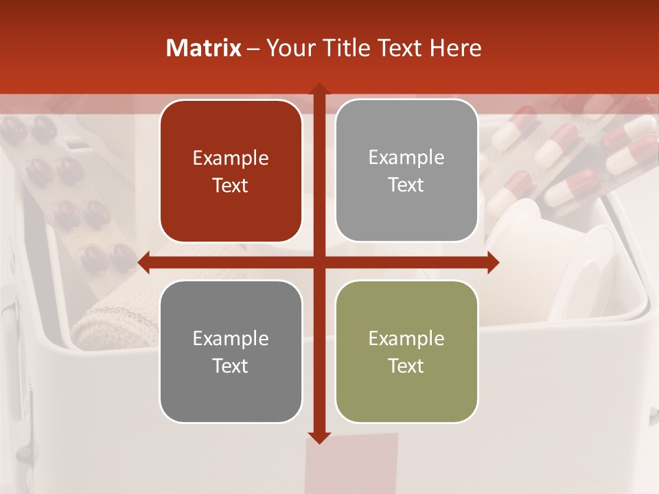 Wellness Studio Shot First Aid Box PowerPoint Template