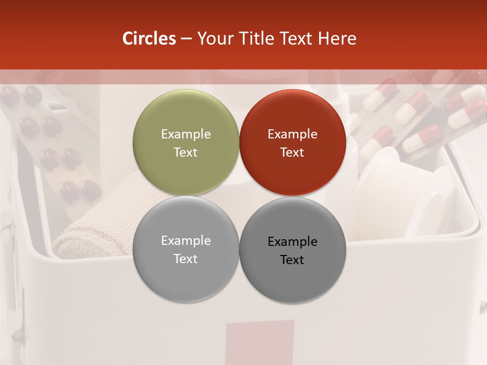 Wellness Studio Shot First Aid Box PowerPoint Template