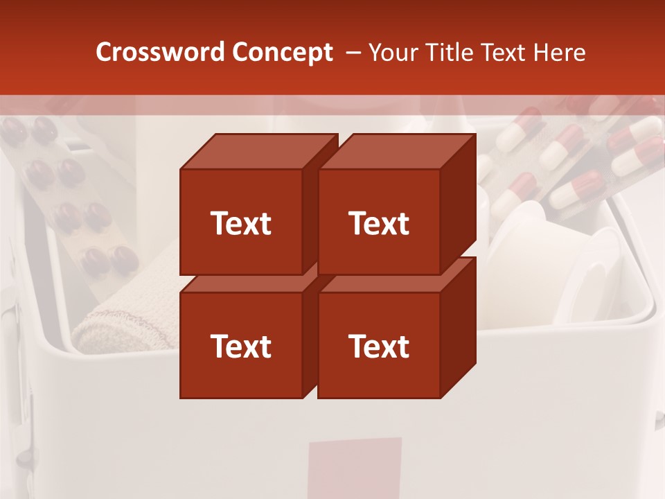 Wellness Studio Shot First Aid Box PowerPoint Template