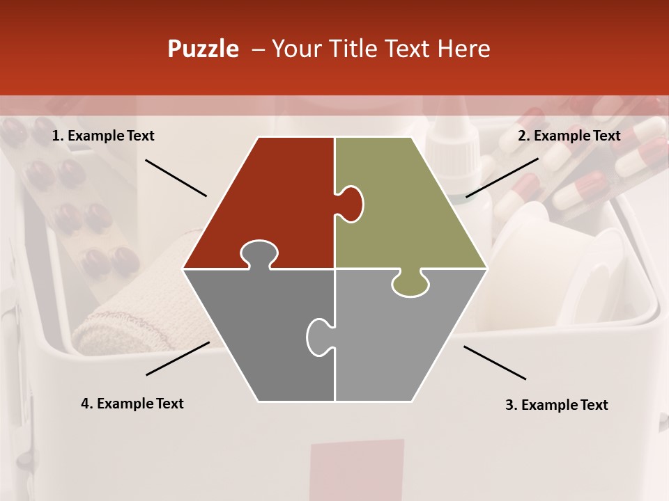 Wellness Studio Shot First Aid Box PowerPoint Template