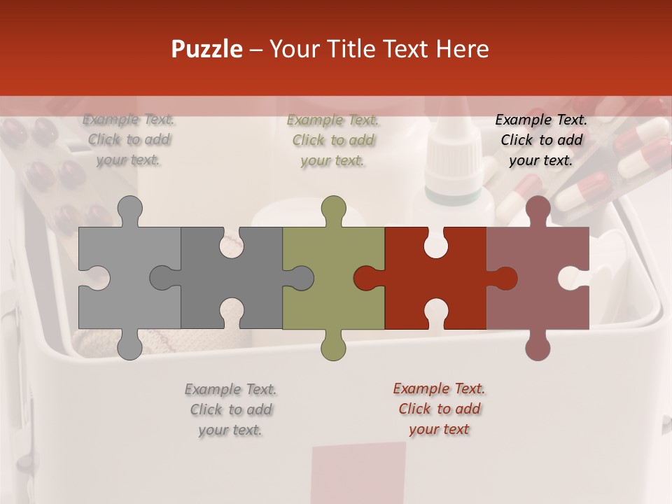 Wellness Studio Shot First Aid Box PowerPoint Template