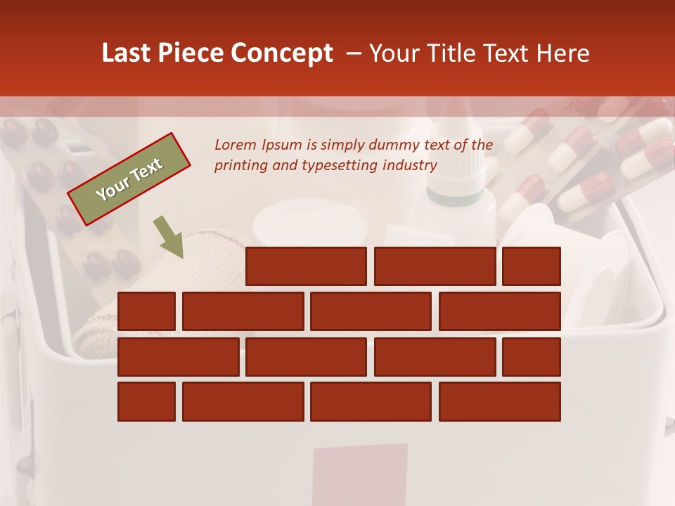 Wellness Studio Shot First Aid Box PowerPoint Template