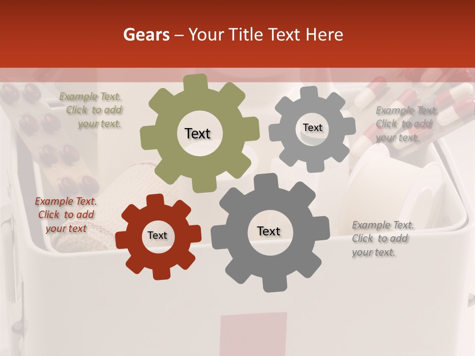 Wellness Studio Shot First Aid Box PowerPoint Template