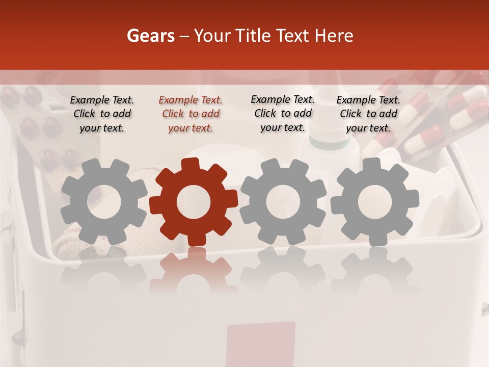 Wellness Studio Shot First Aid Box PowerPoint Template