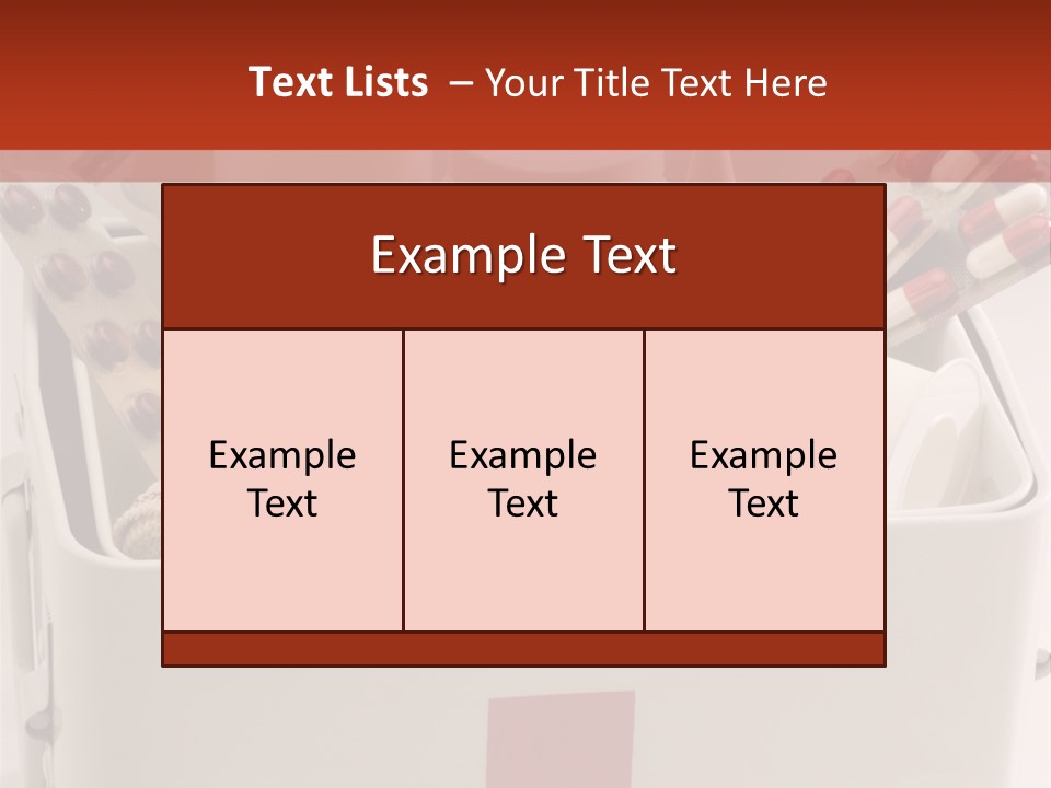 Wellness Studio Shot First Aid Box PowerPoint Template