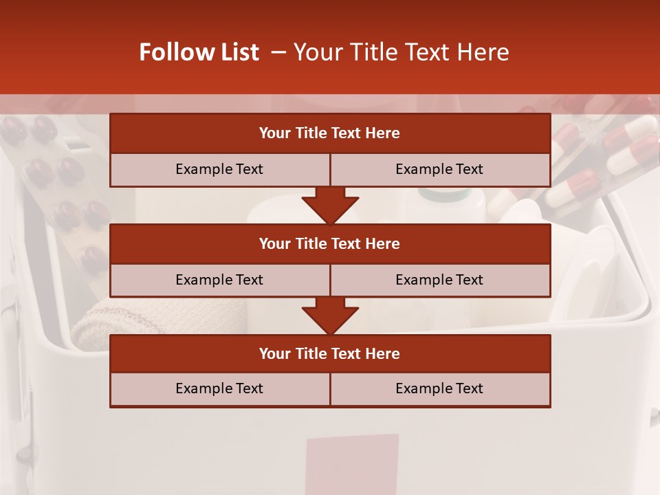 Wellness Studio Shot First Aid Box PowerPoint Template