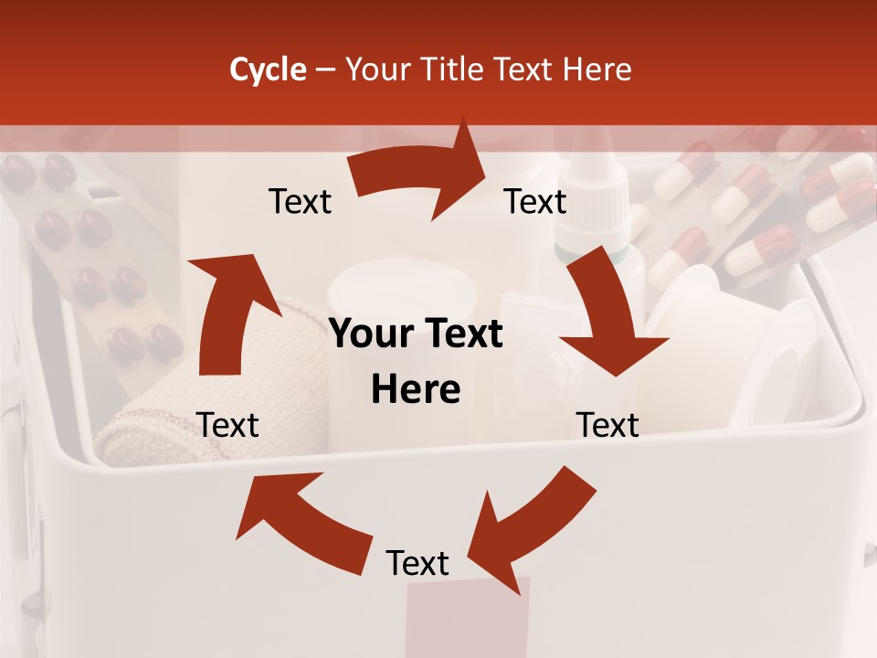 Wellness Studio Shot First Aid Box PowerPoint Template
