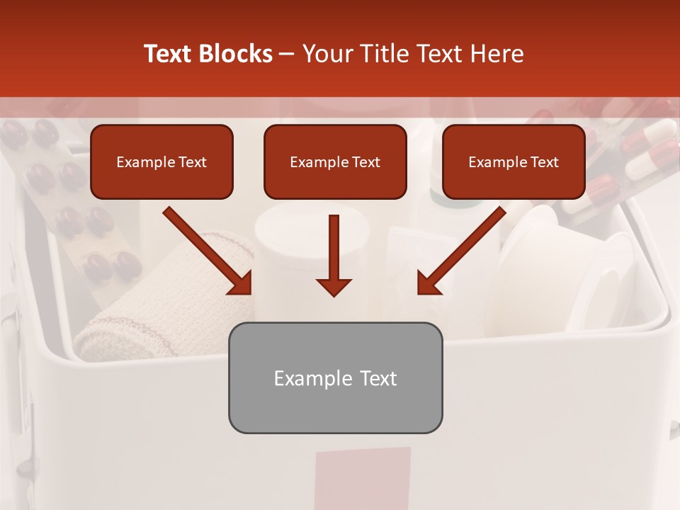 Wellness Studio Shot First Aid Box PowerPoint Template