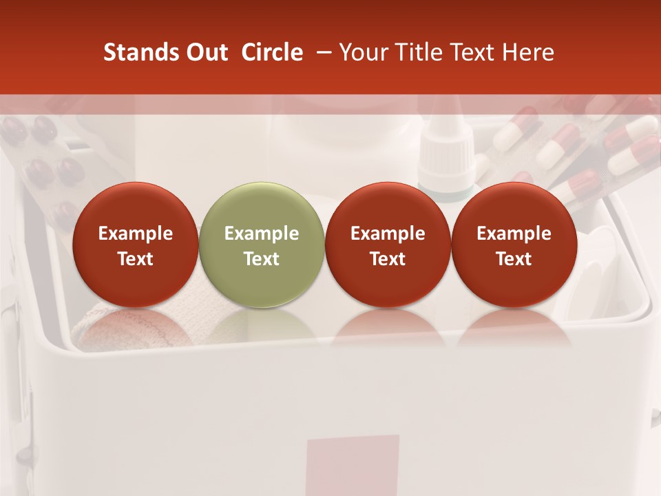 Wellness Studio Shot First Aid Box PowerPoint Template