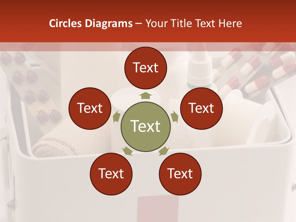 Wellness Studio Shot First Aid Box PowerPoint Template