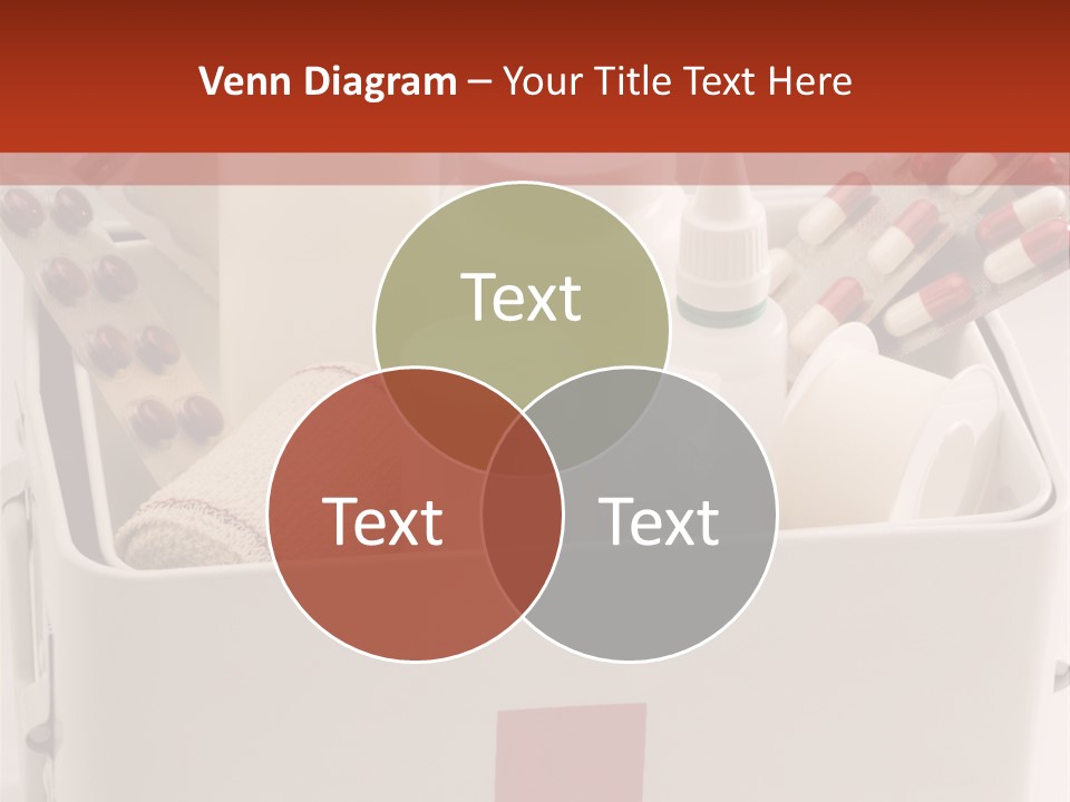 Wellness Studio Shot First Aid Box PowerPoint Template