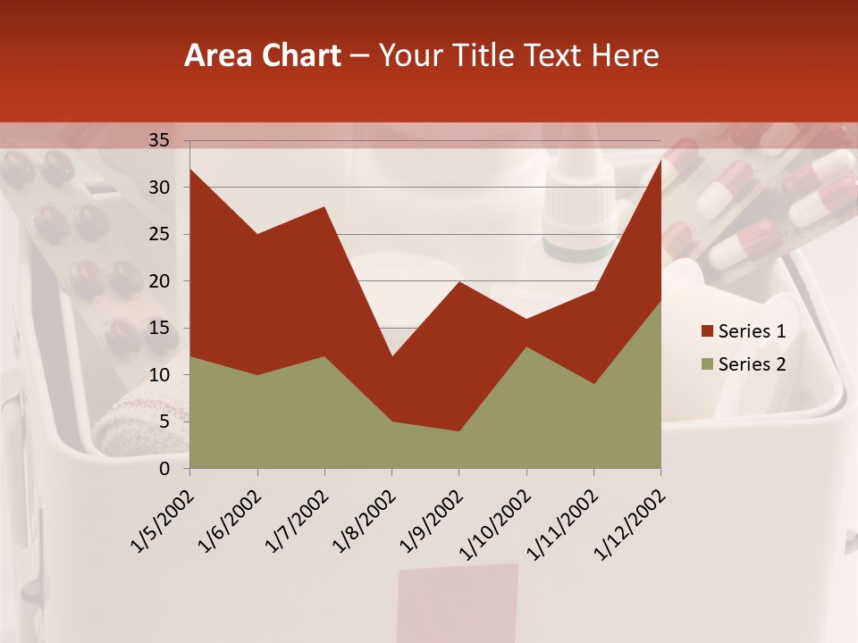 Wellness Studio Shot First Aid Box PowerPoint Template