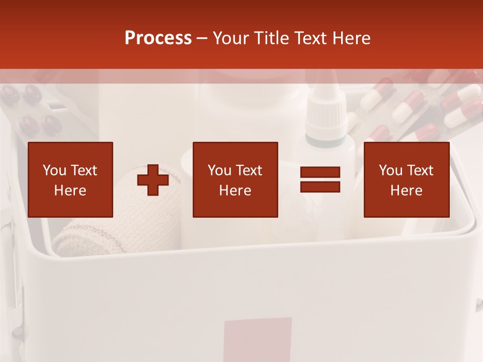 Wellness Studio Shot First Aid Box PowerPoint Template