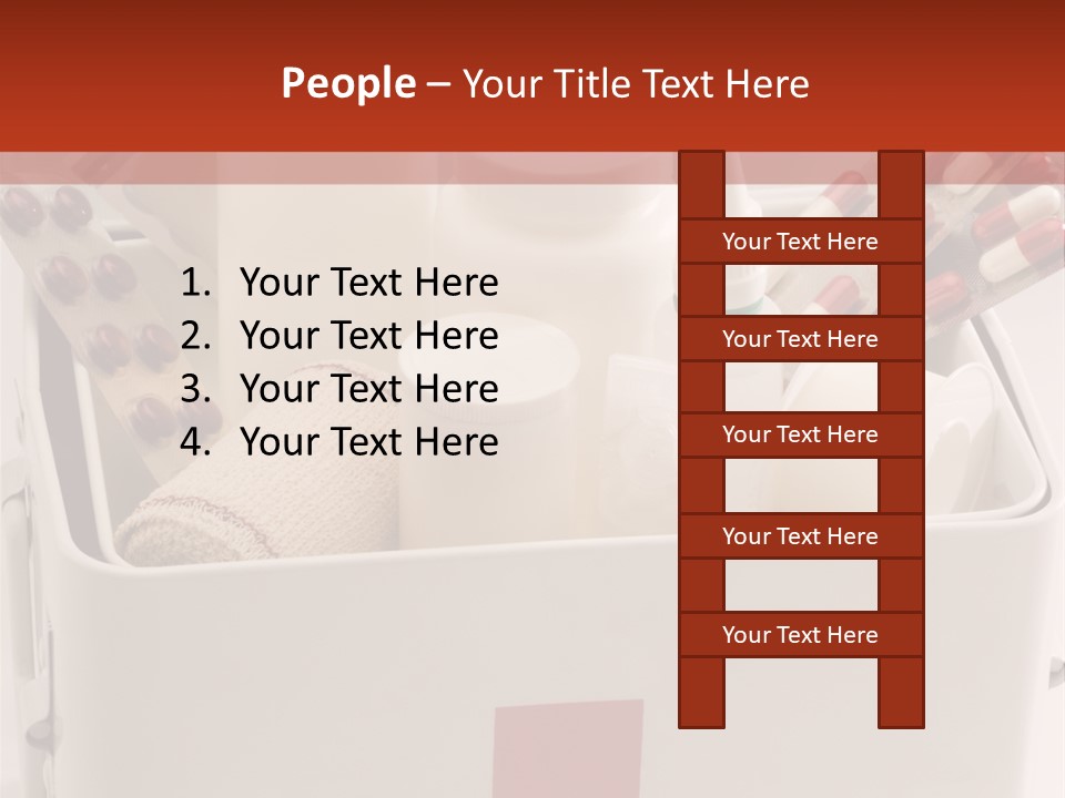 Wellness Studio Shot First Aid Box PowerPoint Template