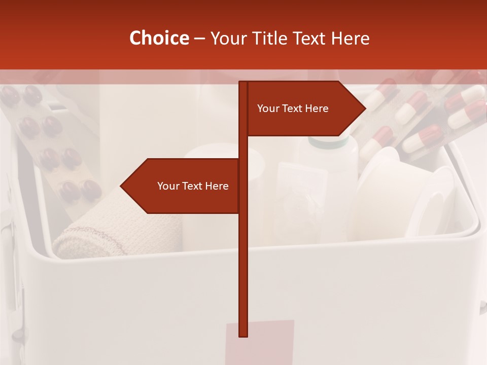 Wellness Studio Shot First Aid Box PowerPoint Template