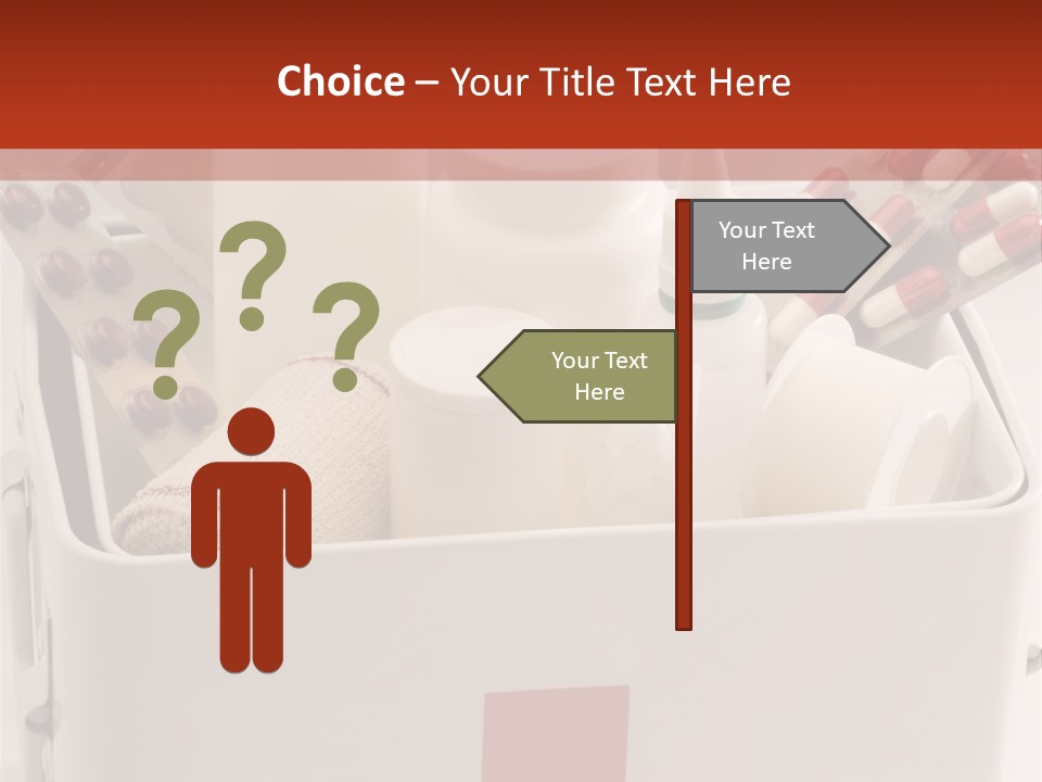 Wellness Studio Shot First Aid Box PowerPoint Template