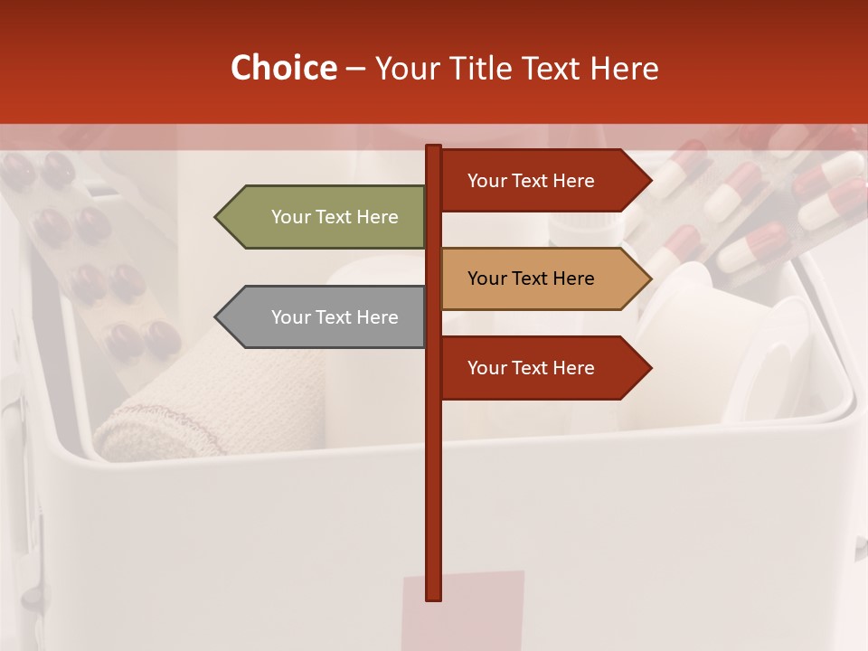 Wellness Studio Shot First Aid Box PowerPoint Template