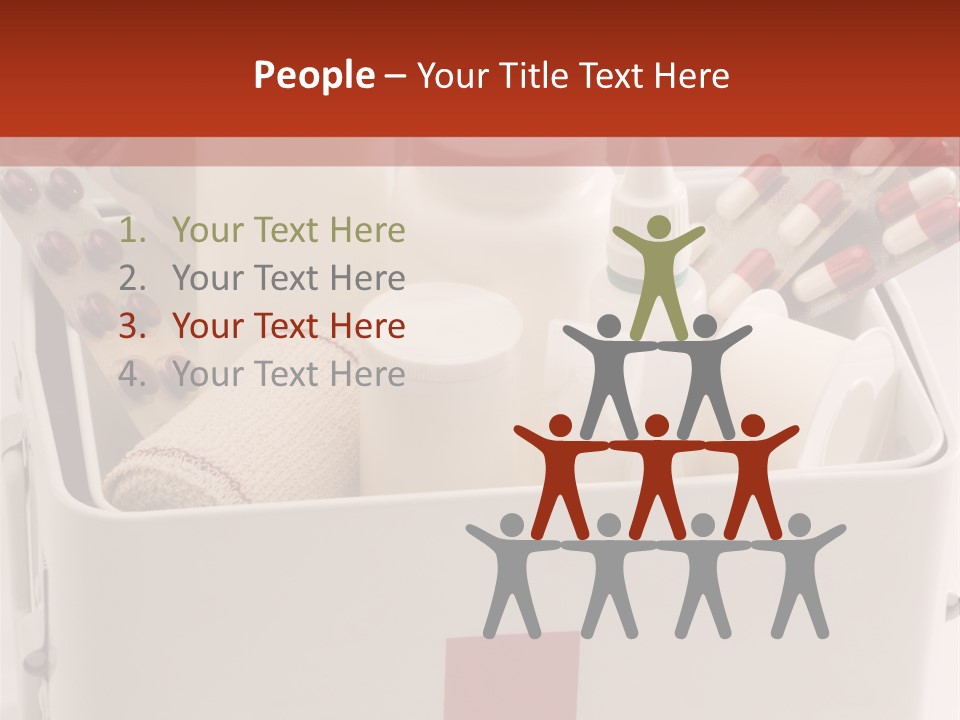Wellness Studio Shot First Aid Box PowerPoint Template