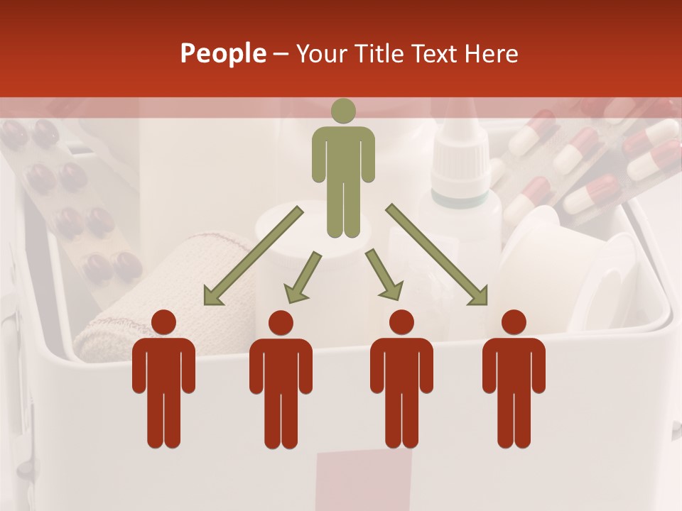 Wellness Studio Shot First Aid Box PowerPoint Template