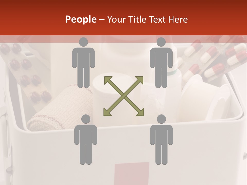 Wellness Studio Shot First Aid Box PowerPoint Template