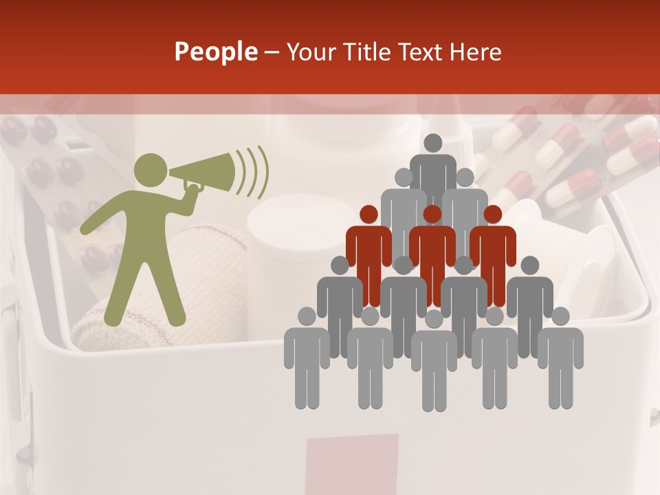 Wellness Studio Shot First Aid Box PowerPoint Template