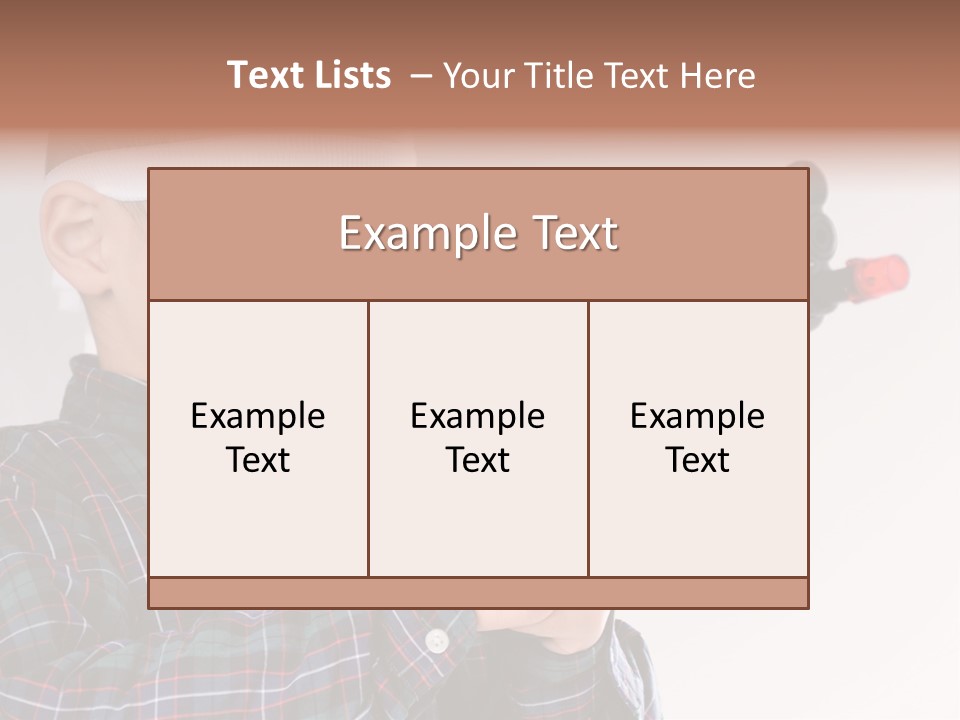 Kid Rifle Child PowerPoint Template