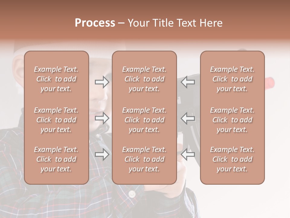Kid Rifle Child PowerPoint Template