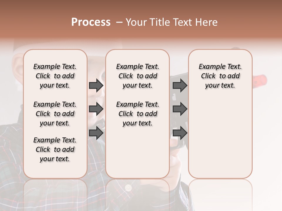 Kid Rifle Child PowerPoint Template